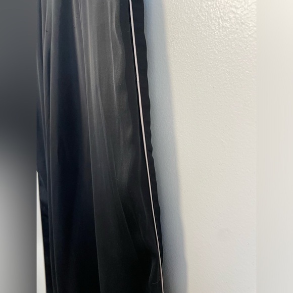 Victoria Secret Black Silky Pants with White Stripe - Picture 6 of 9